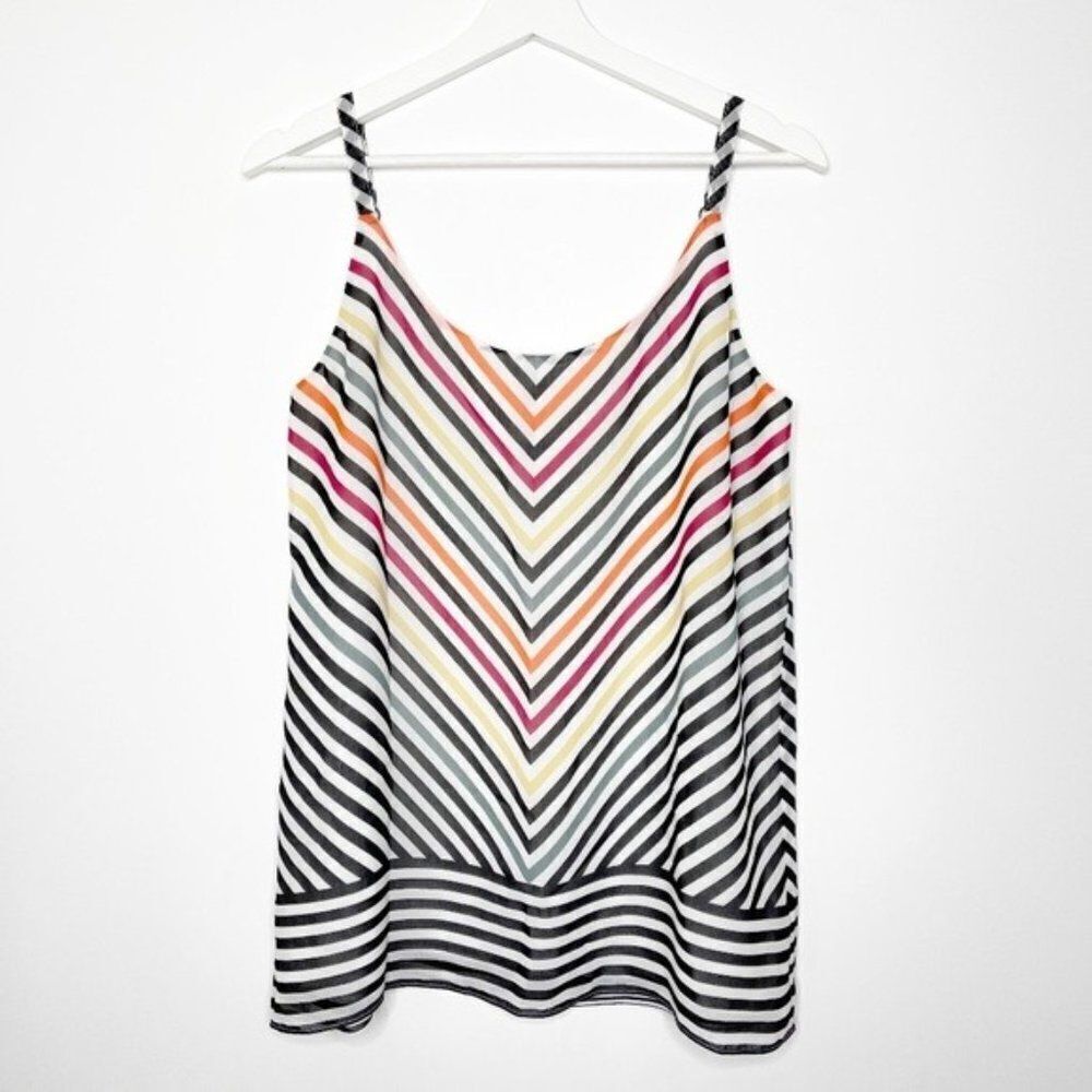CABI Striped Linea Cami Top